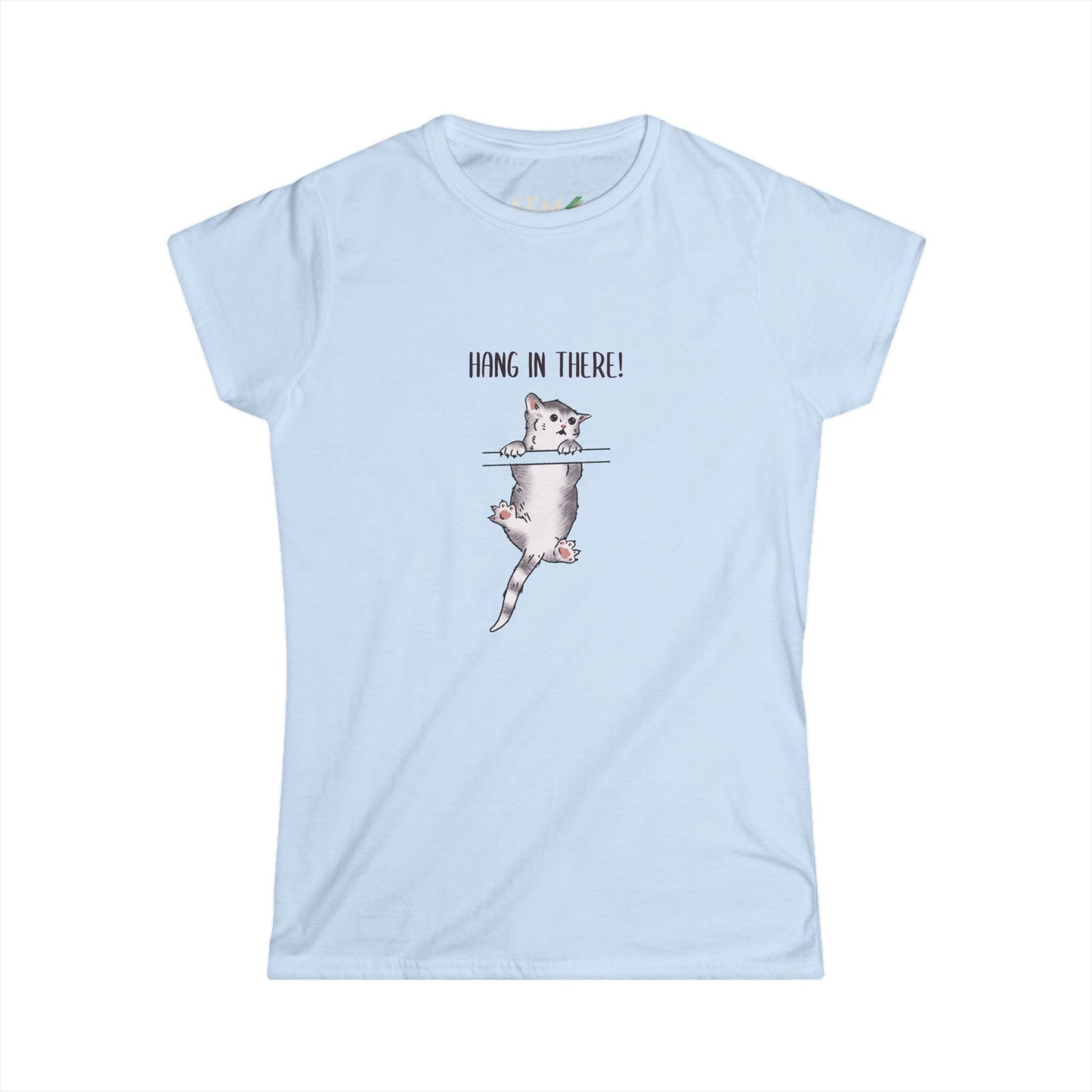 Hang in There Women's Tee | Cat Persistence T-Shirt