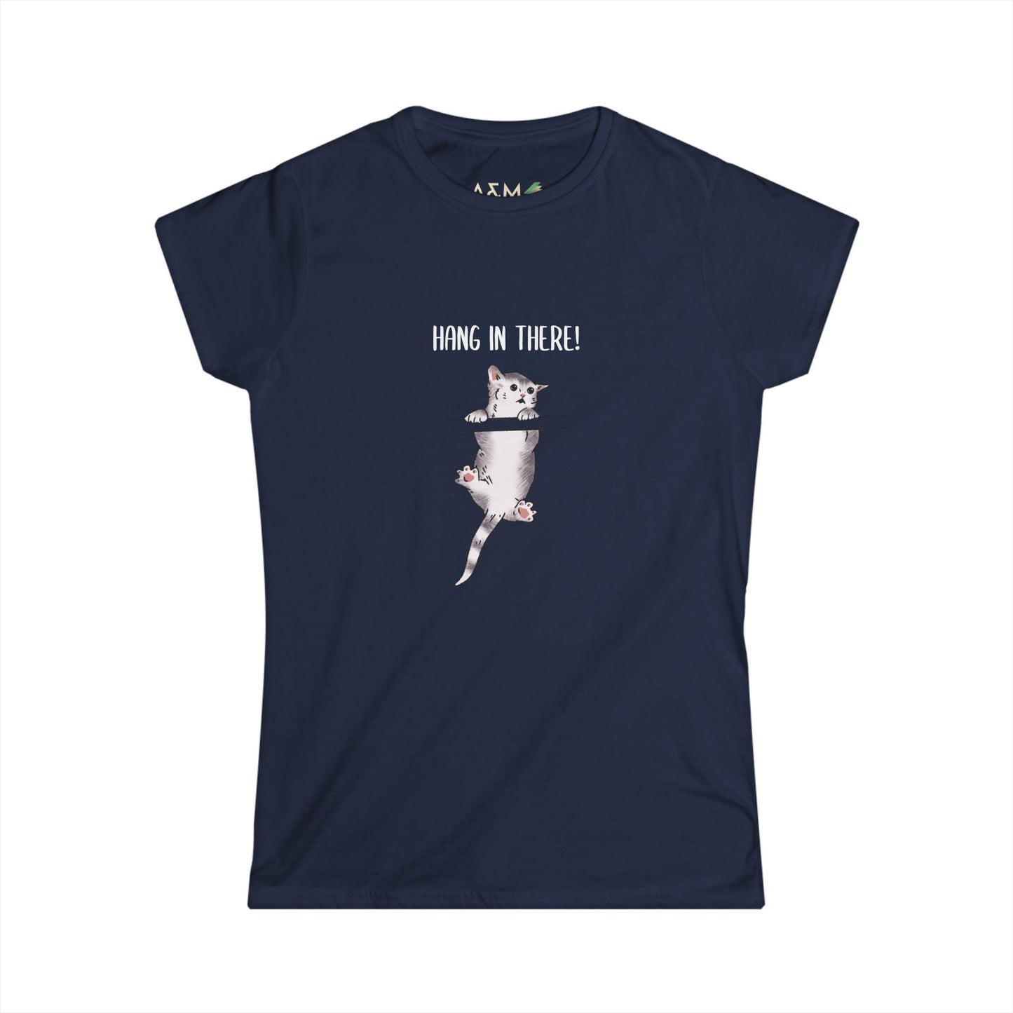 Hang in There Women's Tee | Cat Persistence T-Shirt