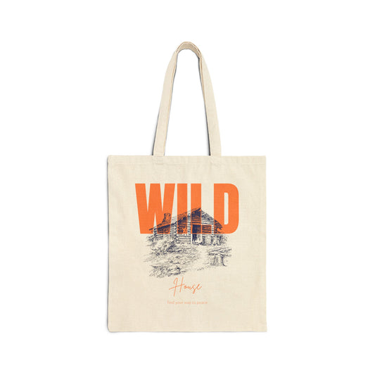 Escape to Your Wild House Canvas Tote Bag | Find Peace in Nature