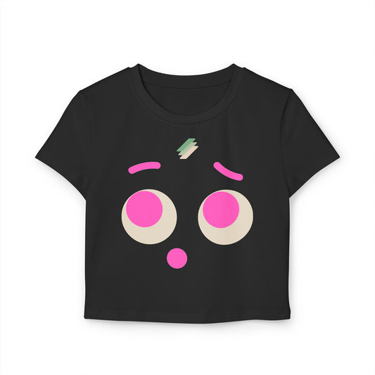 Funny Face Women's Crop Top