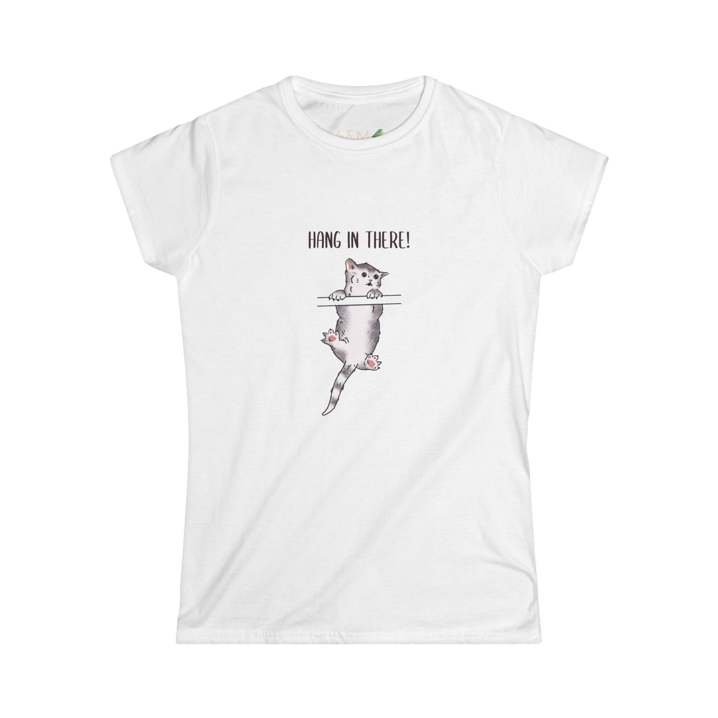 Hang in There Women's Tee | Cat Persistence T-Shirt